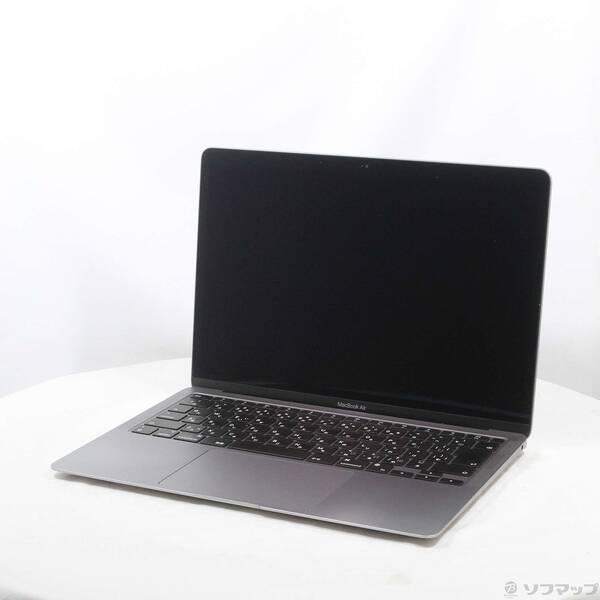 〔中古〕Apple(アップル) MacBook Air 13.3-inch Late-2020 MGN63J／A Apple M1 8コアCPU_7コアGPU 8GB SSD256GB スペースグレイ 〔26.2 Tahoe〕〔349-ud〕 | 