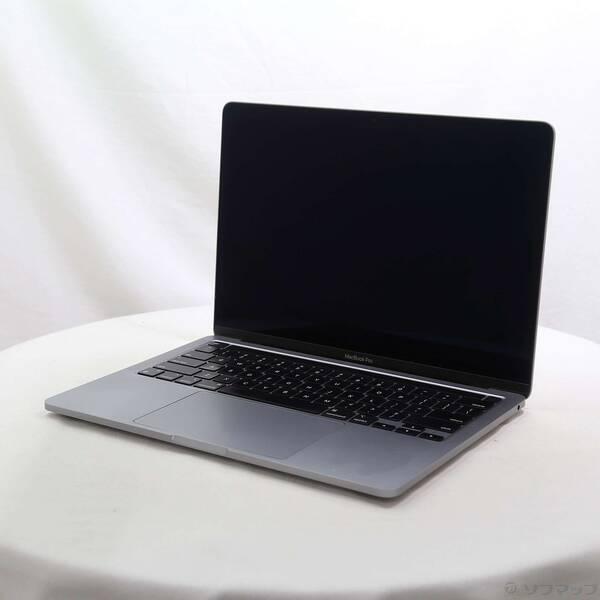 〔中古〕Apple(アップル) MacBook Pro 13.3-inch Late-2020 MYD82J／A Apple M1 8コアCPU_8コアGPU 16GB SSD256GB スペースグレイ 〔26.2 Tahoe〕〔349-ud〕 | 