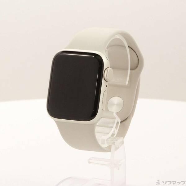 〔中古〕Apple(アップル) Apple Watch SE 第2世代 GPS 40mm スターライトアルミニウムケース スターライトスポーツバンド〔377-ud〕 | 