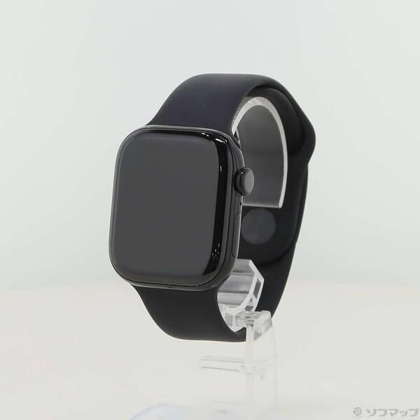 〔中古〕Apple(アップル) Apple Watch Series 11 GPS 42mm ジェットブラックアルミニウムケース ブラックスポーツバンド〔377-ud〕 | 
