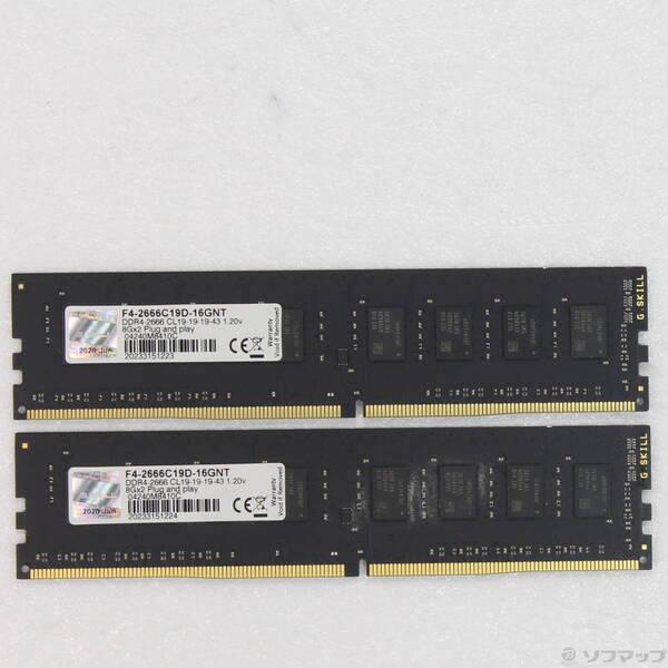 〔中古〕288P PC4-21300 DDR4-2666 16GB 8GB×2枚組〔305-ud〕 |  | 01