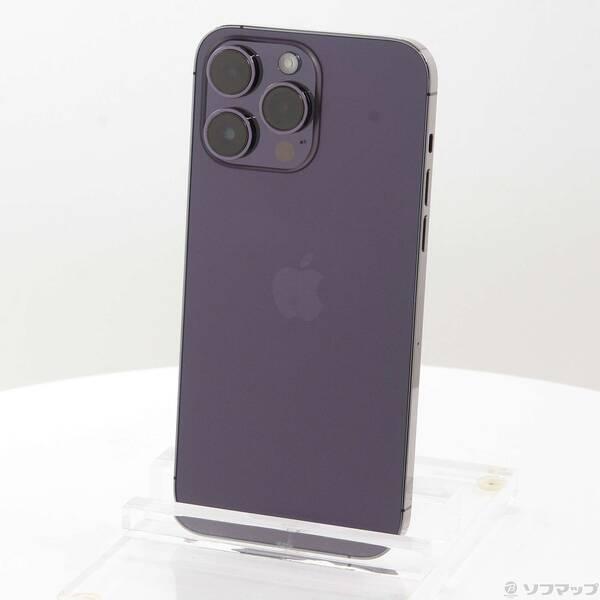 〔中古〕Apple(アップル) iPhone14 Pro Max 128GB ディープパープル MQ993J／A SIMフリー〔349-ud〕 | 