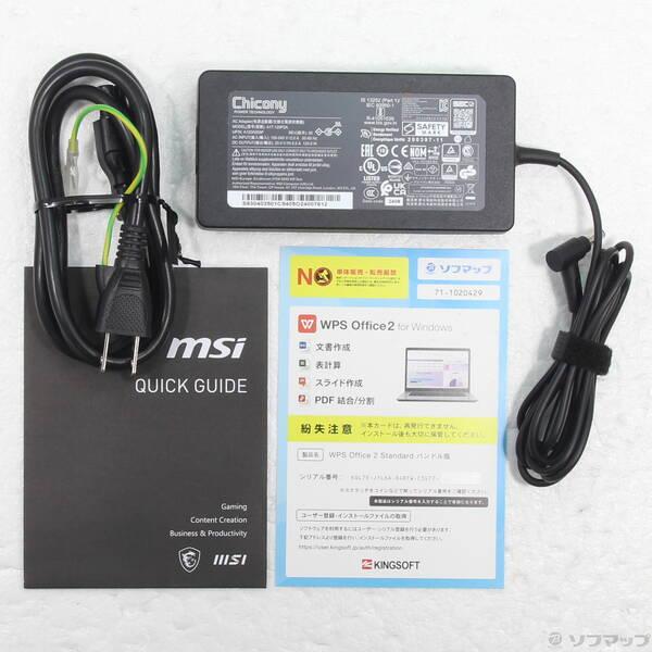 〔中古〕MSI(エムエスアイ) Cyborg 15 A12V Cyborg-15-A12UC-3050JP ブラック＆スケルトン〔258-ud〕 |  | 04