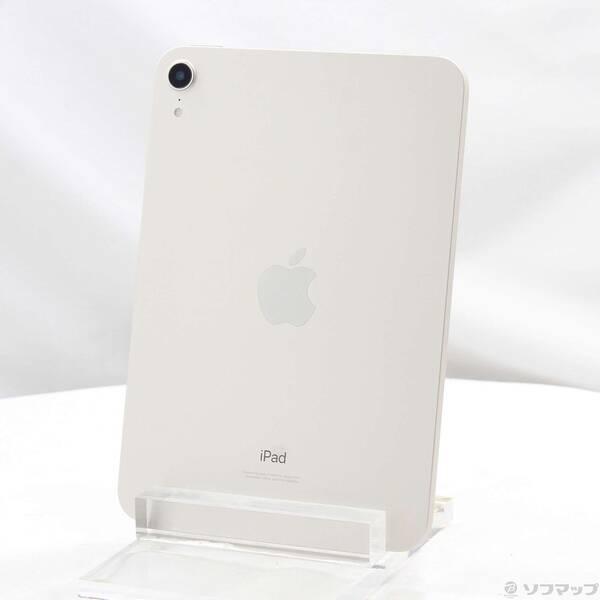 〔中古〕Apple(アップル) iPad mini 第6世代 256GB スターライト MK7V3J／A Wi-Fi〔348-ud〕 | 