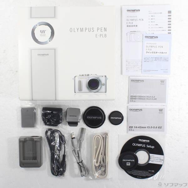 〔中古〕OLYMPUS(オリンパス) PEN E-PL8 EZダブルズームキット ホワイト〔262-ud〕 |  | 05