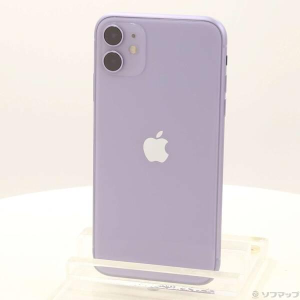 〔中古〕Apple(アップル) iPhone11 64GB パープル MWLX2J／A SoftBank〔377-ud〕 | 