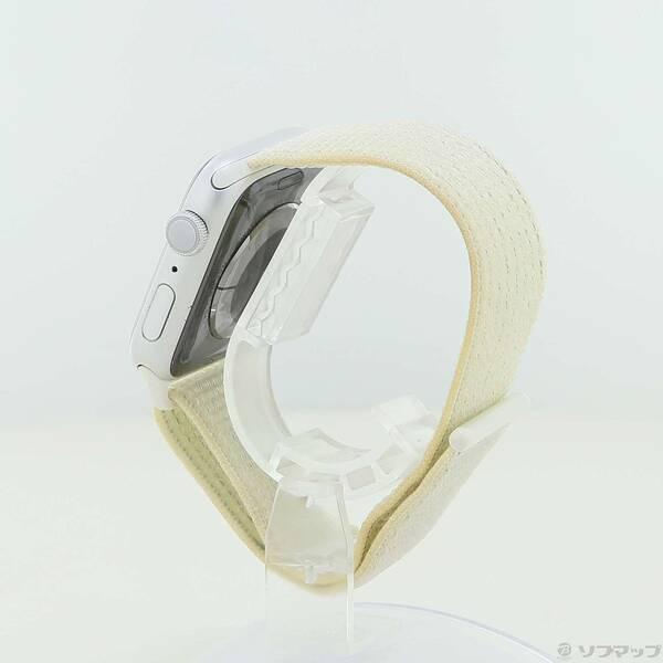 〔中古〕Apple(アップル) Apple Watch Series 5 GPS 44mm シルバーアルミニウムケース サミットホワイトNikeスポーツループ〔377-ud〕 |  | 01