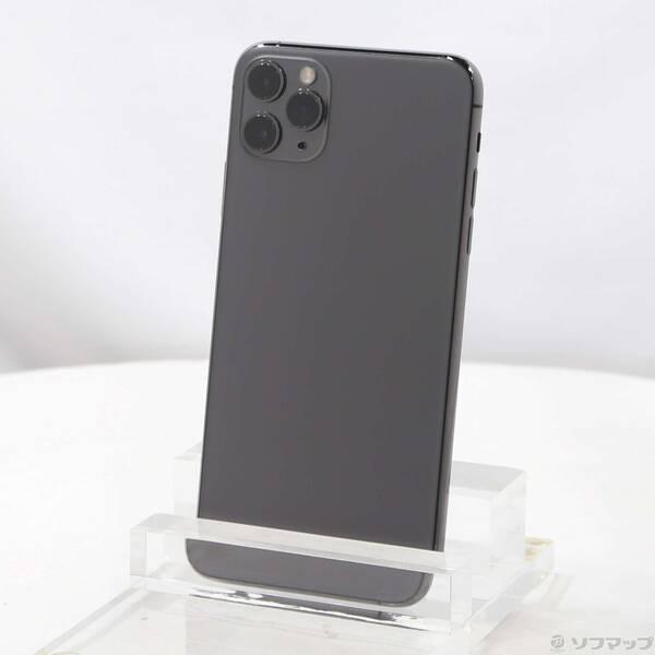 〔中古〕Apple(アップル) iPhone11 Pro Max 64GB スペースグレイ NWHD2J／A SIMフリー〔198-ud〕 | 