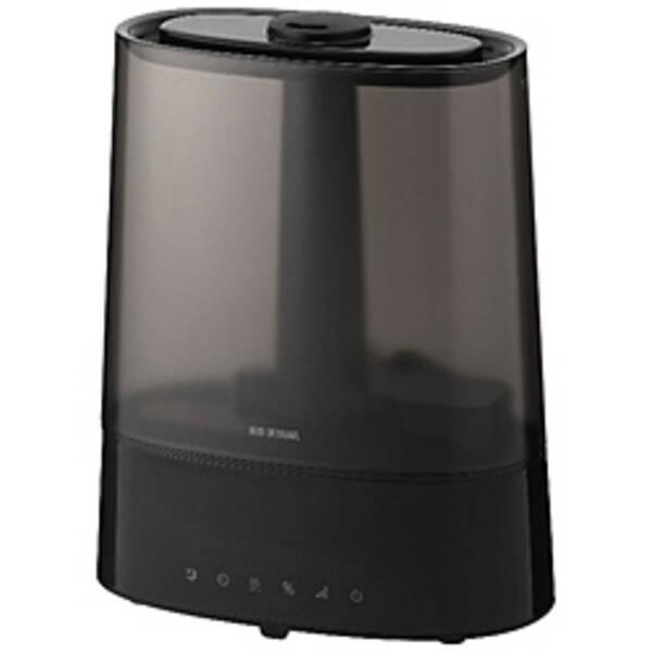 〔中古〕アイリスオーヤマ 〔展示品〕 上給水超音波ハイブリッド加湿器 ブラック KHMHUT551B ［ハイブリッド（加熱＋超音波）式］〔258-ud〕 | 