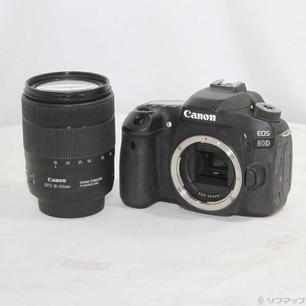 〔中古〕Canon(キヤノン) EOS 80D EF-S18-135 IS USM レンズキット〔349-ud〕 | 