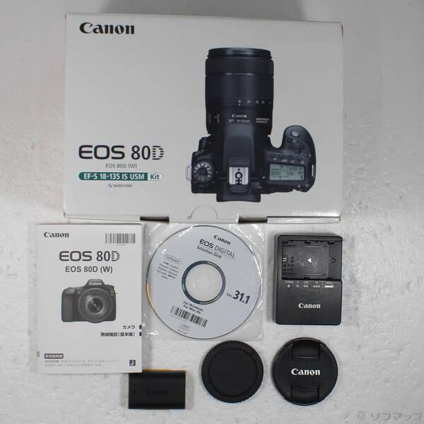 〔中古〕Canon(キヤノン) EOS 80D EF-S18-135 IS USM レンズキット〔349-ud〕 |  | 05