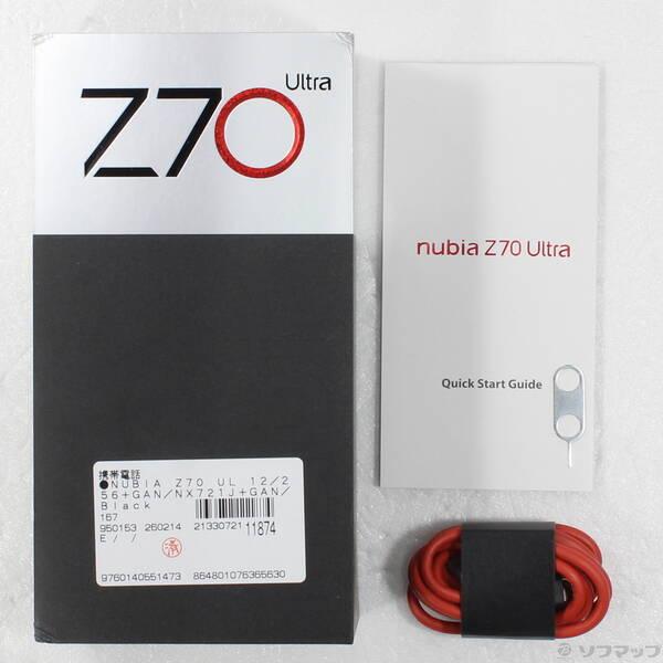 〔中古〕nubia Z70 Ultra 256GB ブラック NX721J+GAN SIMフリー〔262-ud〕 |  | 04