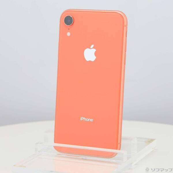〔中古〕Apple(アップル) iPhoneXR 128GB コーラル MT0T2J／A SIMフリー〔198-ud〕 | 