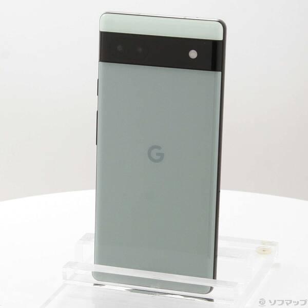 〔中古〕GOOGLE(グーグル) Google Pixel 6a 128GB セージ GB17L au SIMフリー〔344-ud〕 | 