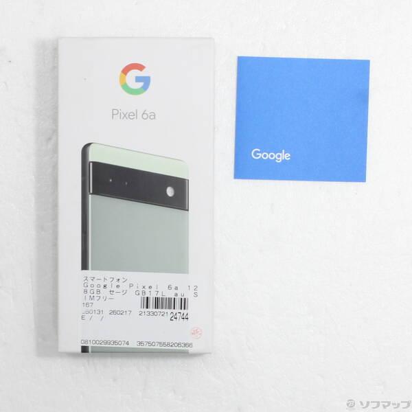 〔中古〕GOOGLE(グーグル) Google Pixel 6a 128GB セージ GB17L au SIMフリー〔344-ud〕 |  | 04