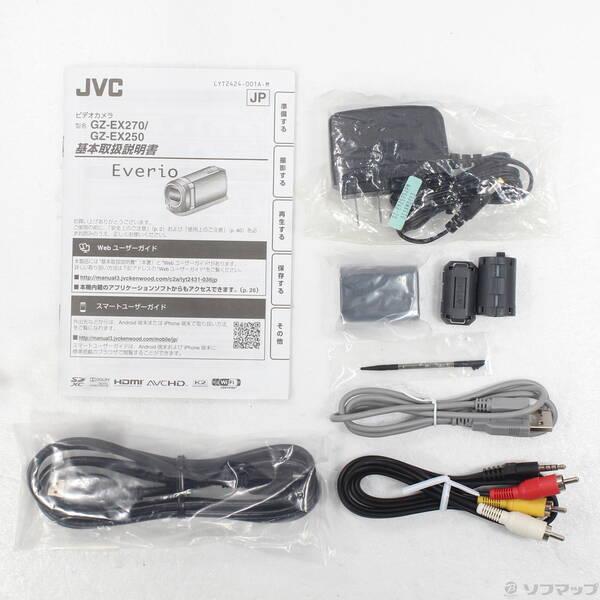 〔中古〕Victor(ビクター) Everio GZ-EX250-S [プレシャスシルバー] (Wi-Fi機能付き)〔297-ud〕 |  | 04