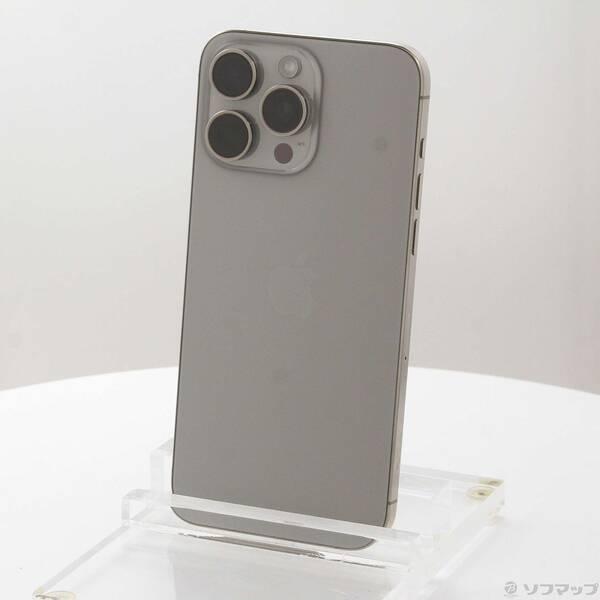 〔中古〕Apple(アップル) iPhone15 Pro Max 512GB ナチュラルチタニウム MU6W3J／A SIMフリー〔198-ud〕 | 