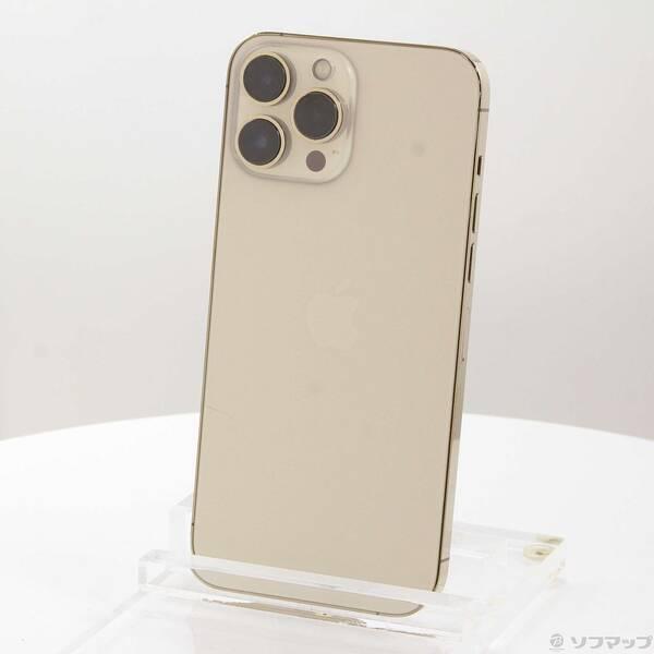 〔中古〕Apple(アップル) iPhone13 Pro Max 128GB ゴールド MLJ63J／A SIMフリー〔352-ud〕 | 