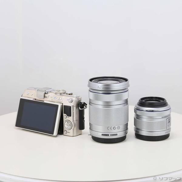 〔中古〕OLYMPUS(オリンパス) PEN Lite E-PL6 ダブルレンズキット(シルバー)〔262-ud〕 |  | 02