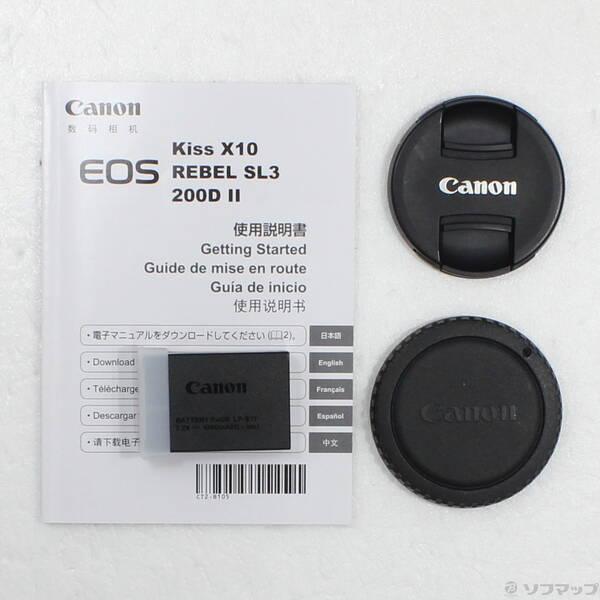 〔中古〕Canon(キヤノン) EOS Kiss X10 EF-S18-55 IS STM レンズキット ブラック〔262-ud〕 |  | 05