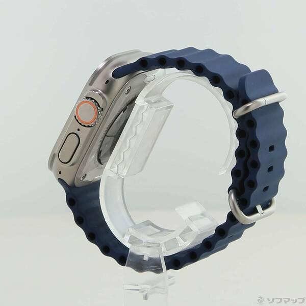 〔中古〕Apple(アップル) Apple Watch Ultra 2 GPS + Cellular 49mm チタニウムケース ブルーオーシャンバンド〔377-ud〕 |  | 01