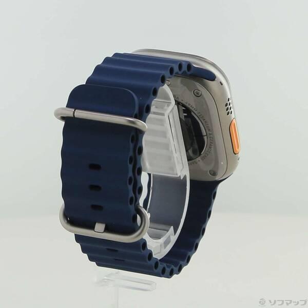 〔中古〕Apple(アップル) Apple Watch Ultra 2 GPS + Cellular 49mm チタニウムケース ブルーオーシャンバンド〔377-ud〕 |  | 02
