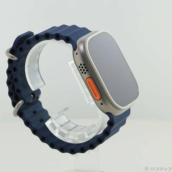 〔中古〕Apple(アップル) Apple Watch Ultra 2 GPS + Cellular 49mm チタニウムケース ブルーオーシャンバンド〔377-ud〕 |  | 03