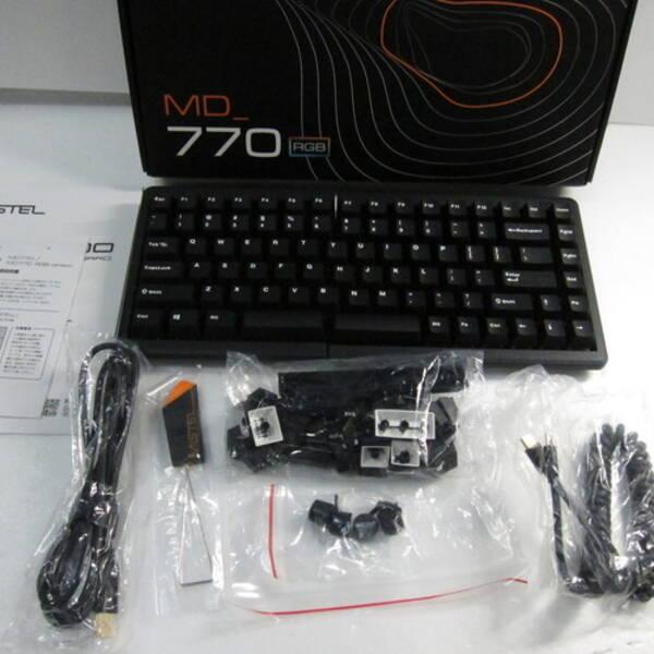 〔中古〕MiSTEL(ミステル) BAROCCO MD770 RGB Cherry MX RGB静音赤軸 MD770-PUSPDBBT1〔262-ud〕 | 