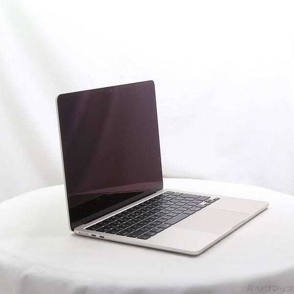 〔中古〕Apple(アップル) MacBook Air 13.6-inch Mid-2022 MLY23J／A Apple M2 8コアCPU_10コアGPU 8GB SSD512GB スターライト 〔14.7 Sonoma〕〔276-ud〕 |  | 03