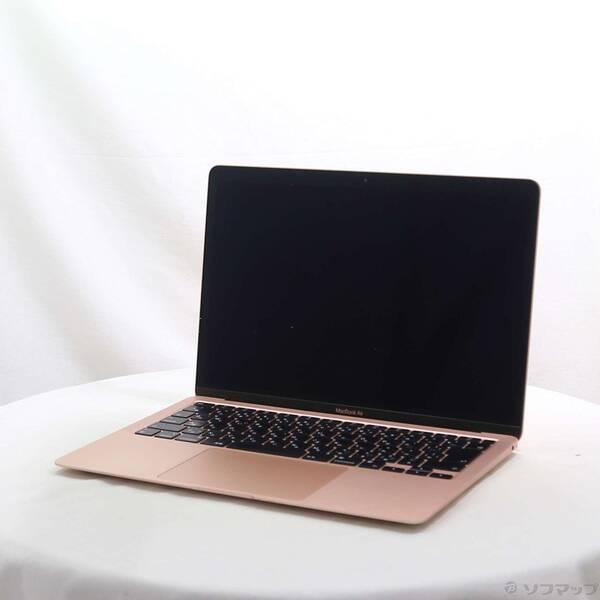 〔中古〕Apple(アップル) MacBook Air 13.3-inch Late-2020 MGND3J／A Apple M1 8コアCPU_7コアGPU 8GB SSD256GB ゴールド 〔15.3 Sequoia〕〔348-ud〕 | 