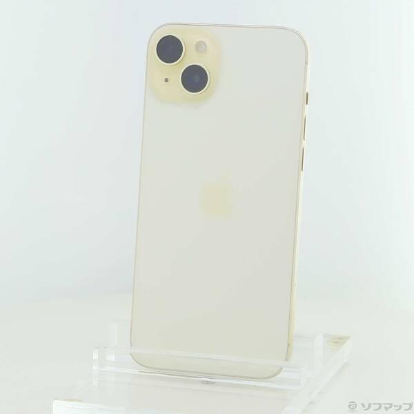 〔中古〕Apple(アップル) iPhone15 Plus 128GB イエロー MU0A3J／A SIMフリー〔196-ud〕 | 