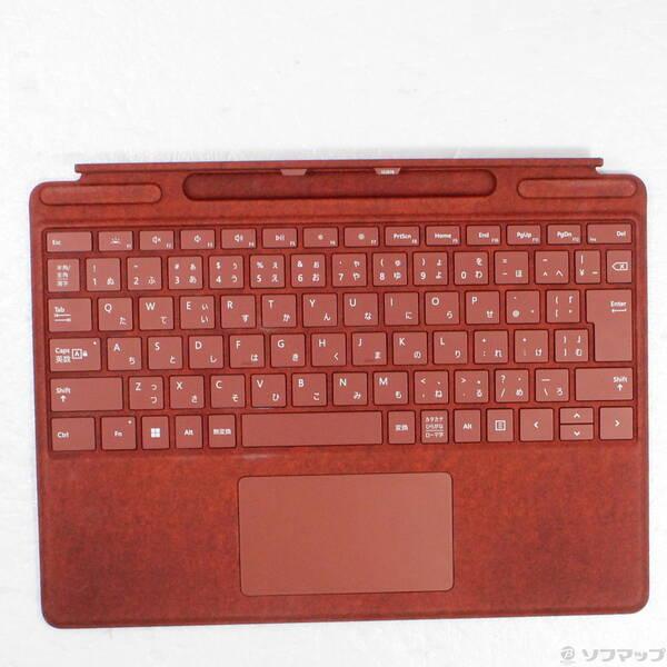 〔中古〕Microsoft(マイクロソフト) Surface Pro スリム ペン2付き Signature キーボード ポピーレッド 8X6-00039〔198-ud〕 | 