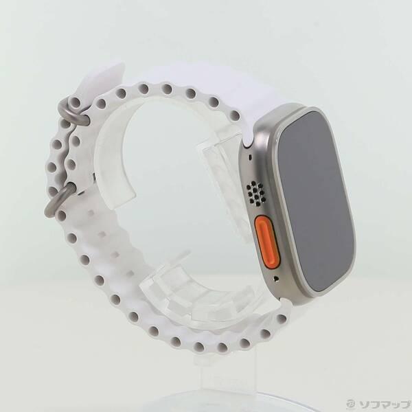 〔中古〕Apple(アップル) Apple Watch Ultra GPS + Cellular 49mm チタニウムケース ホワイトオーシャンバンド〔269-ud〕 |  | 03