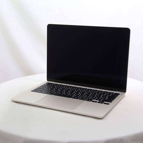〔中古〕Apple(アップル) MacBook Air 13.6-inch Early-2025 MW103J／A Apple M4 10コアCPU_10コアGPU 16GB SSD512GB スターライト 〔15.7 Sequoia〕〔258-ud〕 | 