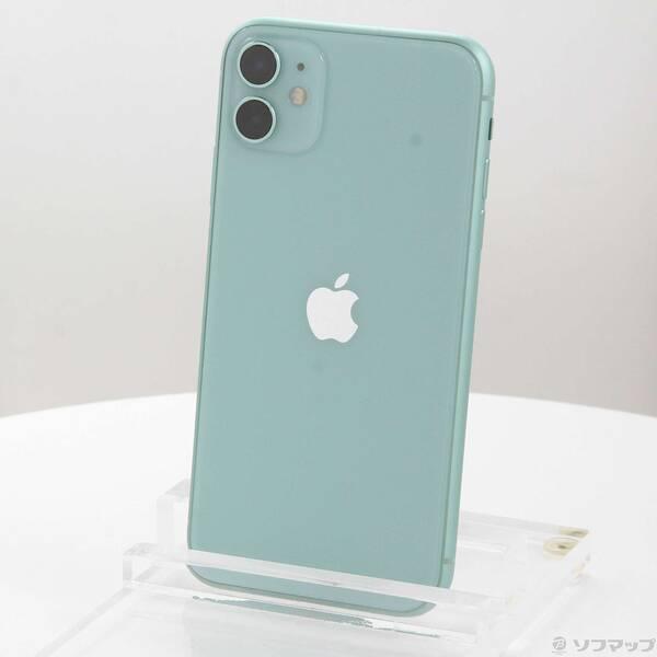 〔中古〕Apple(アップル) iPhone11 64GB グリーン MHDG3J／A SIMフリー〔377-ud〕 | 