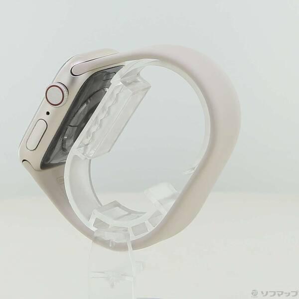 〔中古〕Apple(アップル) Apple Watch Series 8 GPS + Cellular 41mm スターライトアルミニウムケース スターライトソロループ〔377-ud〕 |  | 01