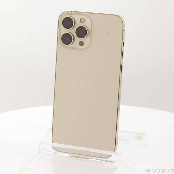 〔中古〕Apple(アップル) iPhone13 Pro Max 128GB ゴールド MLJ63J／A SIMフリー〔352-ud〕 | 