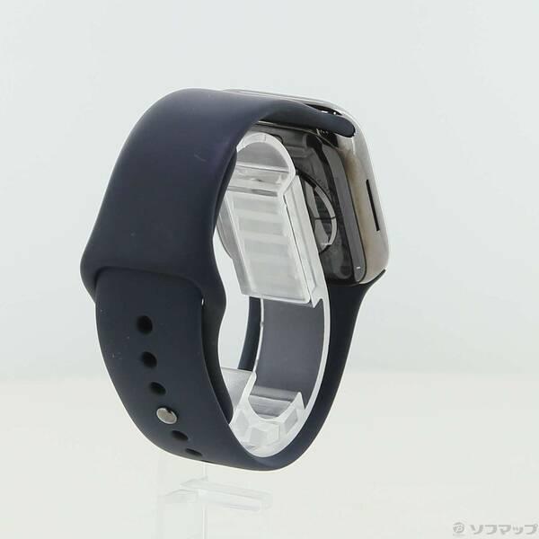 〔中古〕Apple(アップル) Apple Watch Series 8 GPS + Cellular 41mm グラファイトステンレススチールケース ミッドナイトスポーツバンド〔377-ud〕 |  | 02