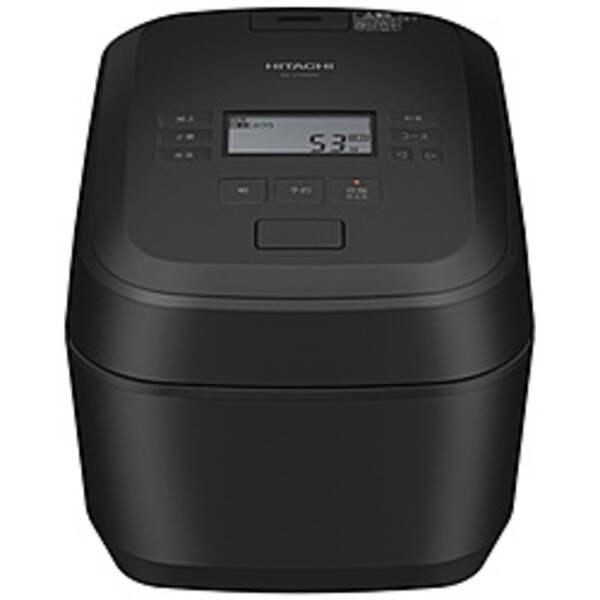〔中古〕HITACHI(日立) 〔展示品〕 炊飯ジャー 圧力＆スチーム ふっくら御膳 フロストブラック RZ-V100JM-K ［5.5合 ／圧力IH］〔348-ud〕 | 
