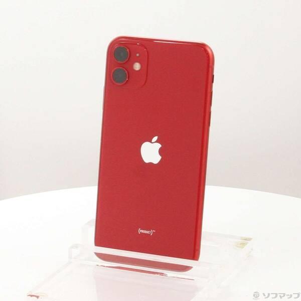〔中古〕Apple(アップル) iPhone11 128GB プロダクトレッド MWM32J／A SIMフリー〔262-ud〕 | 