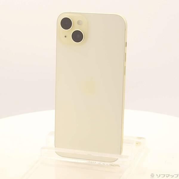 〔中古〕Apple(アップル) iPhone15 Plus 128GB イエロー MU0A3J／A SIMフリー〔276-ud〕 | 