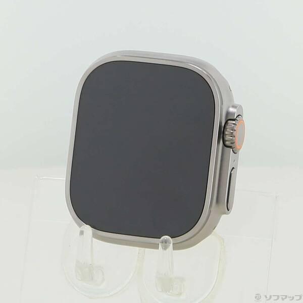 〔中古〕Apple(アップル) Apple Watch Ultra 3 GPS + Cellular 49mm ナチュラルチタニウムケース バンド無し〔352-ud〕 | 