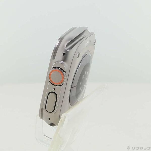 〔中古〕Apple(アップル) Apple Watch Ultra 3 GPS + Cellular 49mm ナチュラルチタニウムケース バンド無し〔352-ud〕の画像