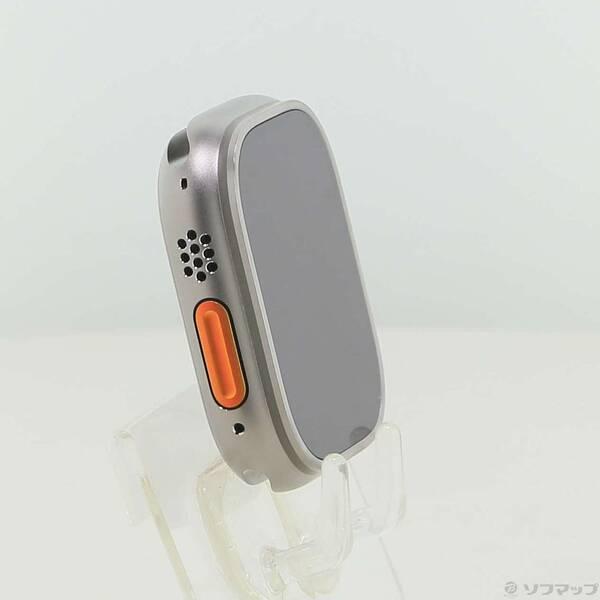 〔中古〕Apple(アップル) Apple Watch Ultra 3 GPS + Cellular 49mm ナチュラルチタニウムケース バンド無し〔352-ud〕の画像