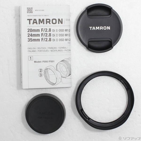 〔中古〕TAMRON(タムロン) 20mm F／2.8 Di III OSD M1:2 (Model F050)〔258-ud〕 |  | 04