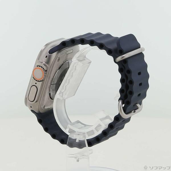 〔中古〕Apple(アップル) Apple Watch Ultra GPS + Cellular 49mm チタニウムケース ミッドナイトオーシャンバンド〔349-ud〕 |  | 01