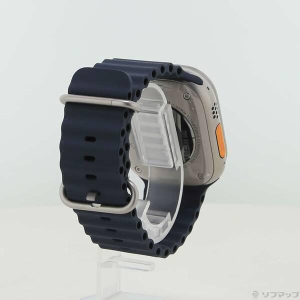 〔中古〕Apple(アップル) Apple Watch Ultra GPS + Cellular 49mm チタニウムケース ミッドナイトオーシャンバンド〔349-ud〕 |  | 02