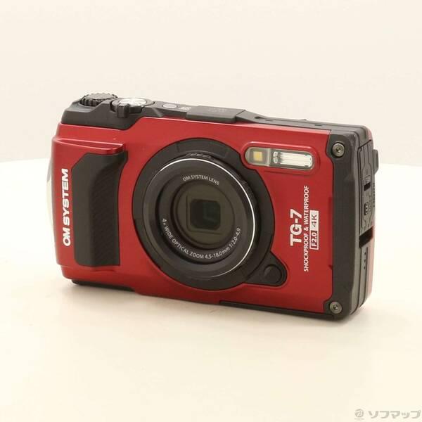 〔中古〕OMSYSTEM TG-7 RED〔198-ud〕 | 