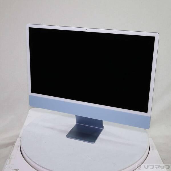〔中古〕Apple(アップル) iMac 24-inch Mid-2021 MGPL3J／A Apple M1 8コアCPU_8コアGPU 8GB SSD512GB ブルー 〔15.7 Sequoia〕〔262-ud〕 | 