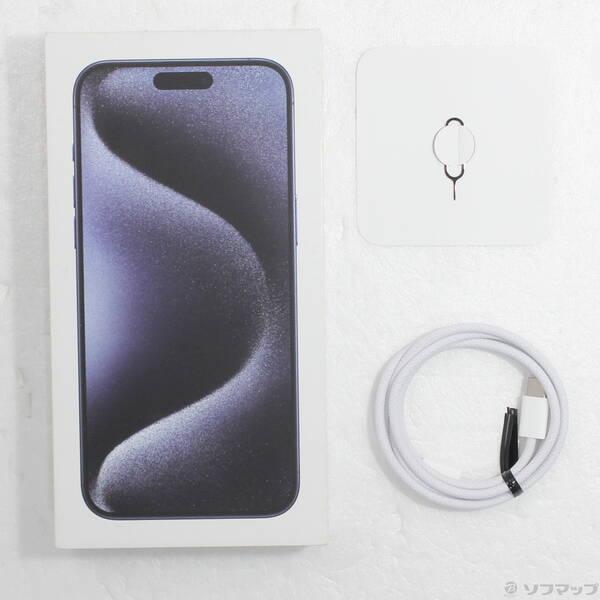 〔中古〕Apple(アップル) iPhone15 Pro Max 256GB ブルーチタニウム MU6T3J／A SIMフリー〔377-ud〕 |  | 04